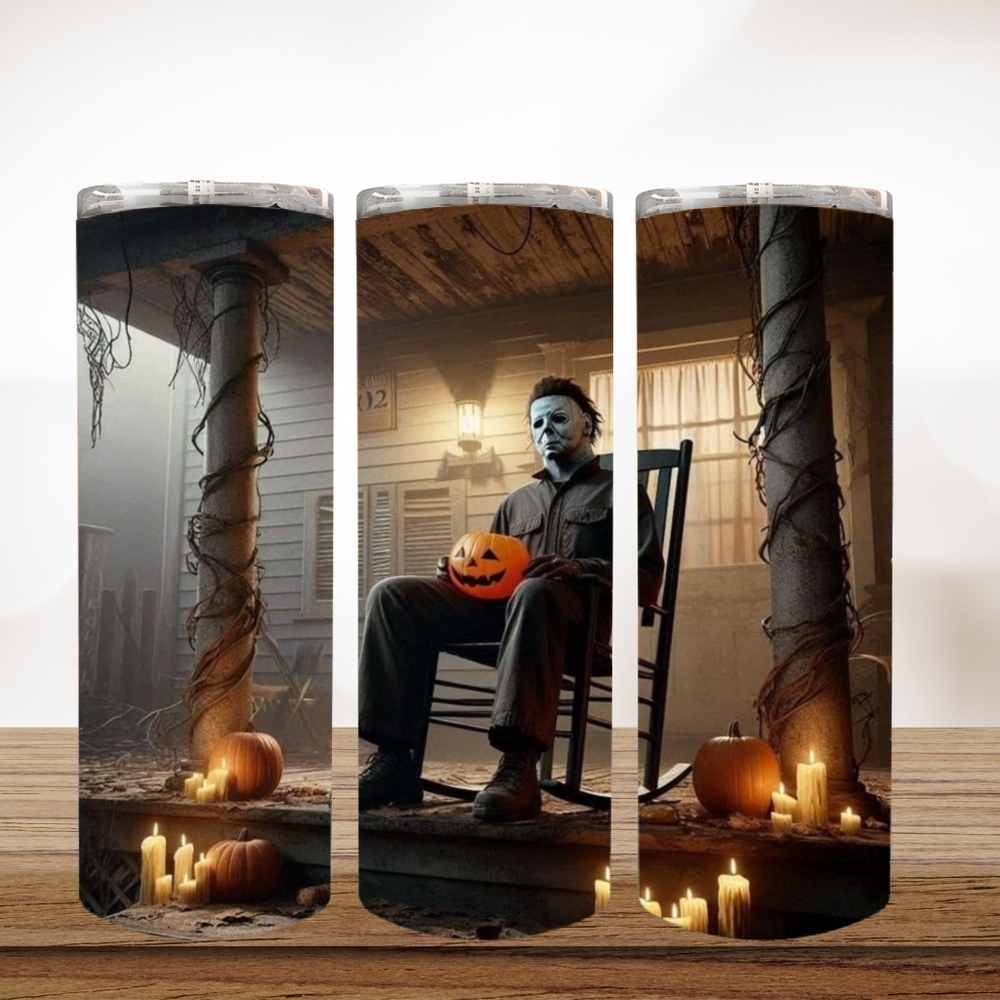 Made To Order Halloween Michael 20 Oz Tumbler